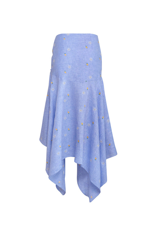 Vela Skirt Mango Camomile Blue